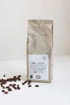 Koffiebonen, biologisch, Andoro Peru/Indonesië, 250 gram