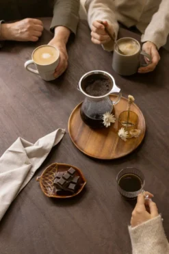 Koffiekan + filter, 600 ml, glas en rvs