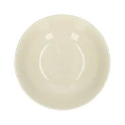 Kom, steengoed, beige, spikkel, Ø 17,5 cm, laag