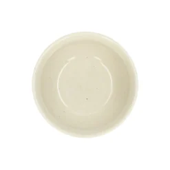 Kom, steengoed, beige, spikkel, Ø 10 cm