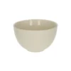 Kom, steengoed, beige, spikkel, Ø 12 cm