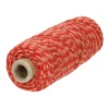 Koord, 100% natuurlijk jute, rood, 25 m