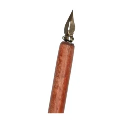 Kroontjespen en kalligrafeerpen