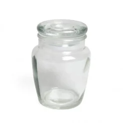 Kruidenpotje met glazen deksel, taps, 150 ml