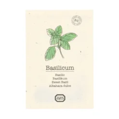 Kruidenzaden, biologisch, basilicum, 0.5 g
