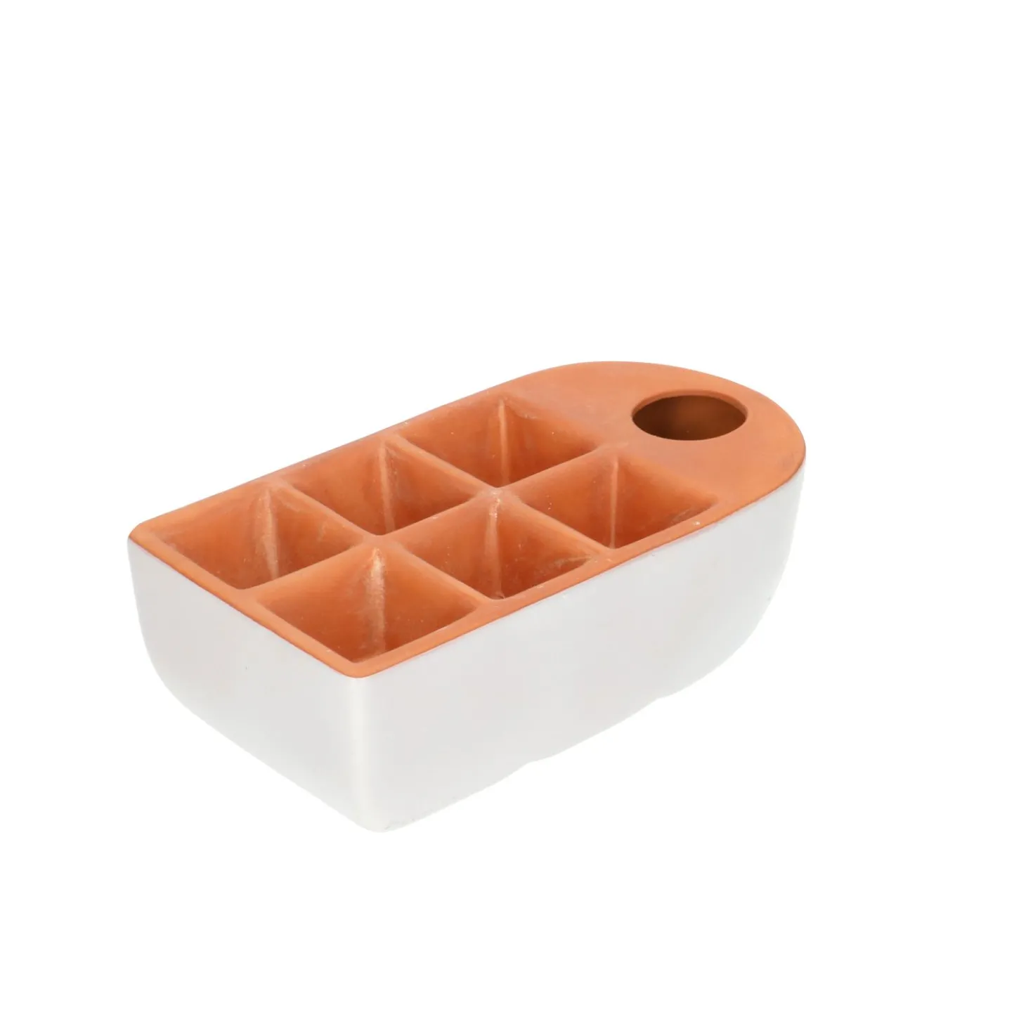 Kweekbakje met waterreservoir, terracotta, 20 x 11 cm