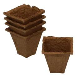 Kweekpotjes, biologisch afbreekbaar, 5 stuks