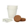 Kweekset theekruiden, biologisch, set van 3 potjes