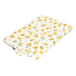 Laptophoes, GOTS bio-katoen, citroenen, 16 inch