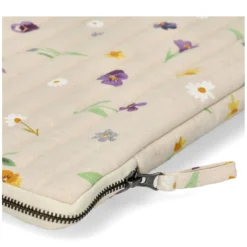 Laptophoes, GOTS bio-katoen, lentebloem, 16-inch