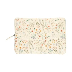 Laptophoes, GOTS bio-katoen, veldbloemen, 13 inch