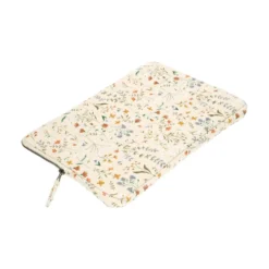 Laptophoes, GOTS bio-katoen, veldbloemen, 13 inch