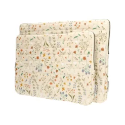 Laptophoes, GOTS bio-katoen, veldbloemen, 13 inch