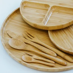 Lepel picknick, bamboe