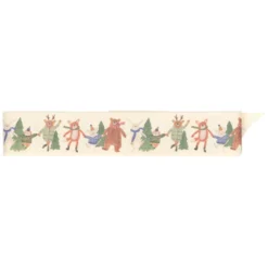 Lint, dansende dieren, 2,5 x 300 cm