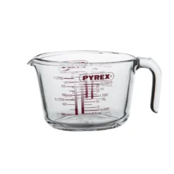 Maatbeker Pyrex, glas, 1 liter