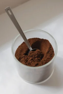 Maatlepel voor gemalen koffie, roestvrij staal