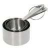 Maatpannetjes in cups, rvs, 4 stuks