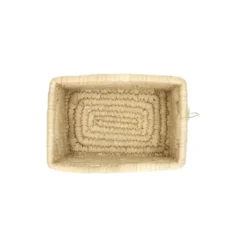 Mand met handvat, dadelblad, klein