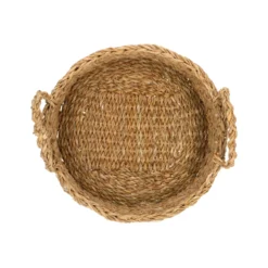 Mand, zeegras, rond