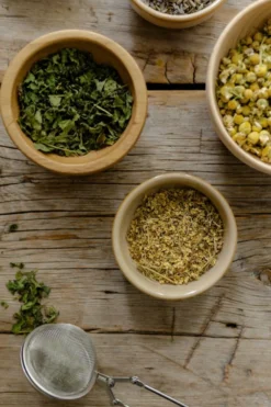 Melangeerset voor kruideninfusies, biologisch