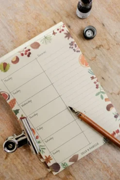 Menuplanner, specerijen, A5