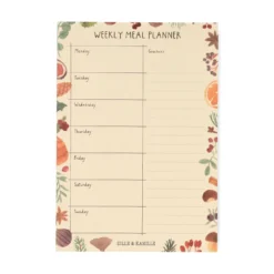 Menuplanner, specerijen, A5