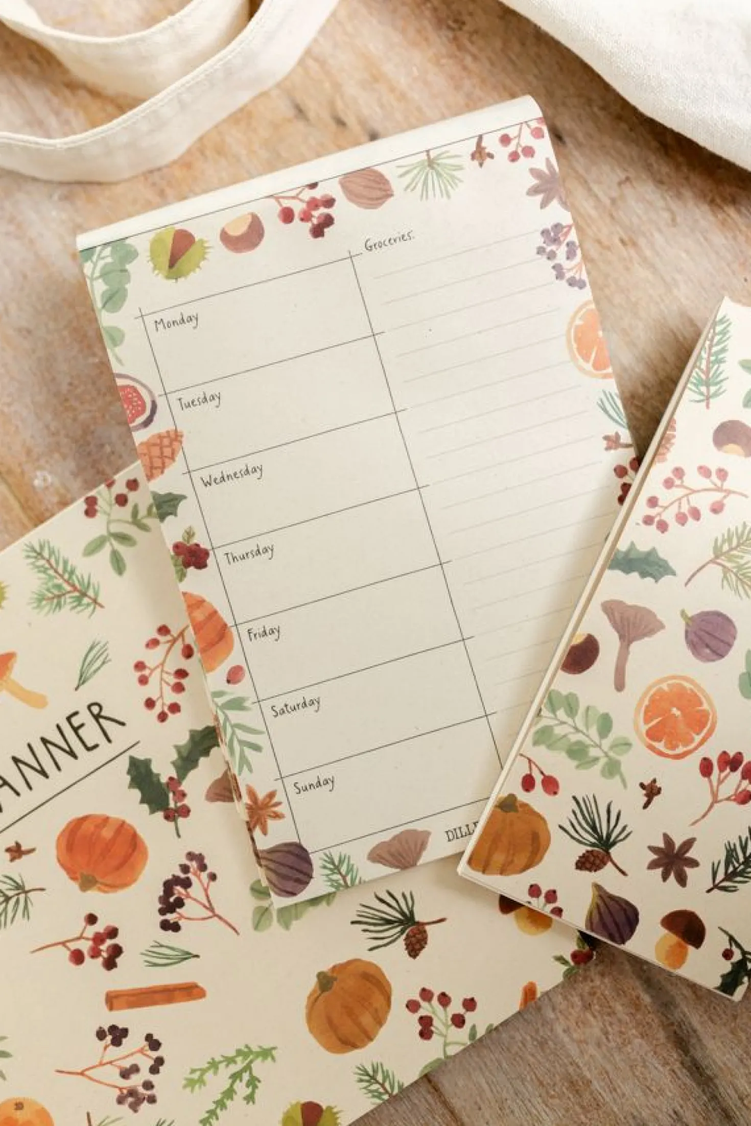 Menuplanner, specerijen, A5