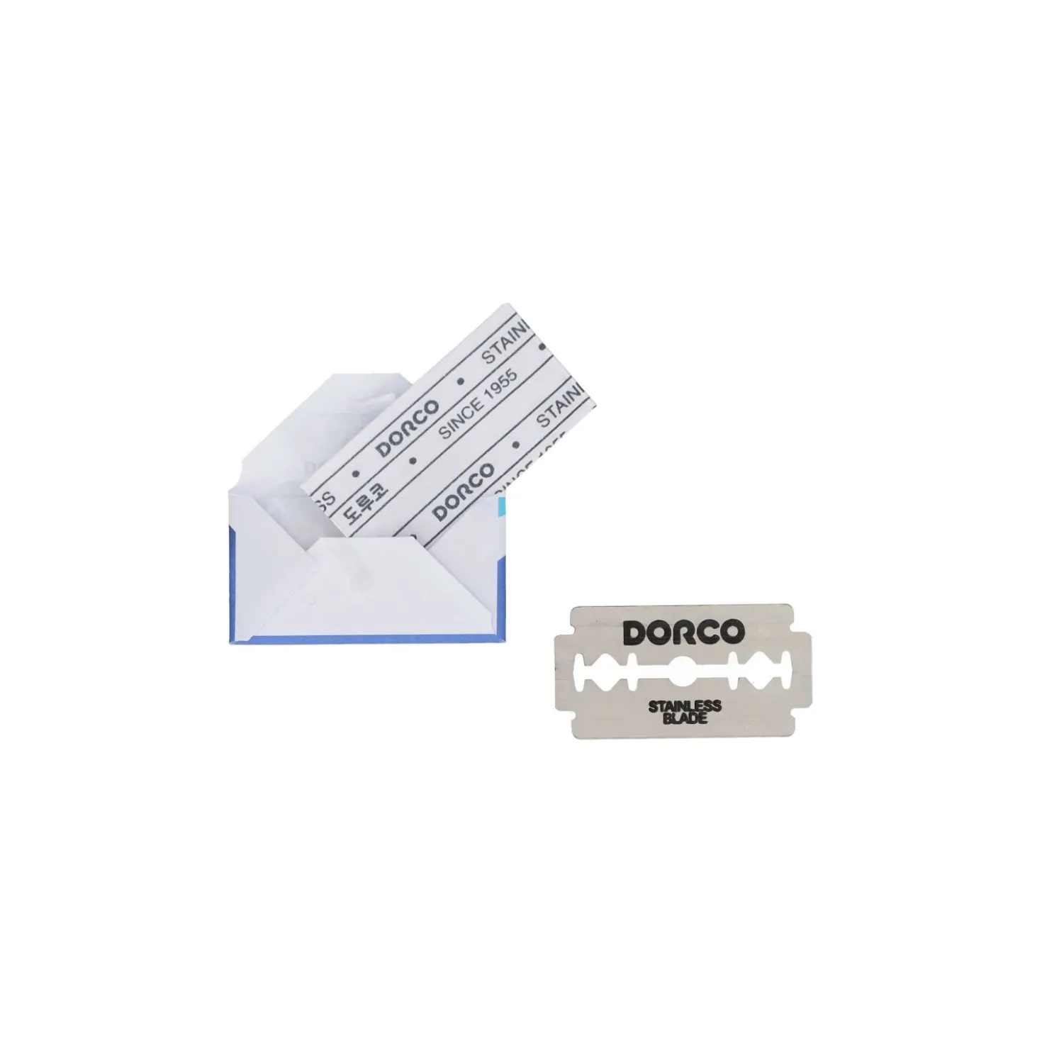 Mesjes voor safety razor, rvs, 10 stuks