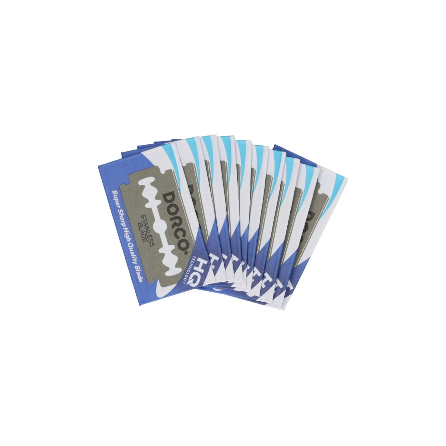 Mesjes voor safety razor, rvs, 10 stuks