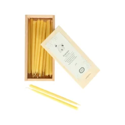 Mindfulness-kaarsen, bijenwas, 25 stuks