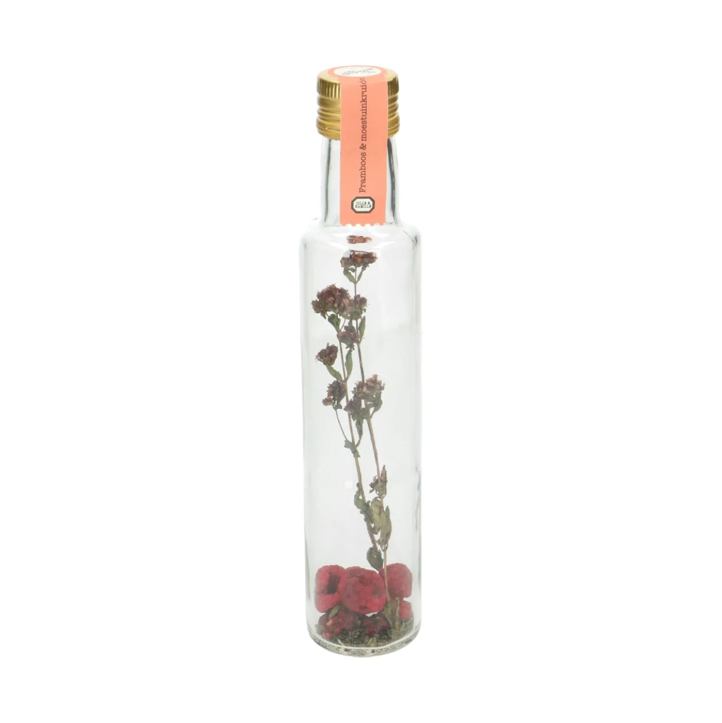 Mix voor vinaigrette, framboos en moestuinkruiden