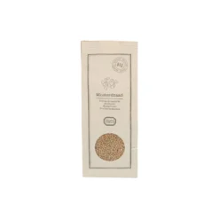 Mosterdzaad 'wit', heel, biologisch, 65 g