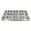Muffinvorm, gerecycled rvs, PFAS-vrij, 12 stuks