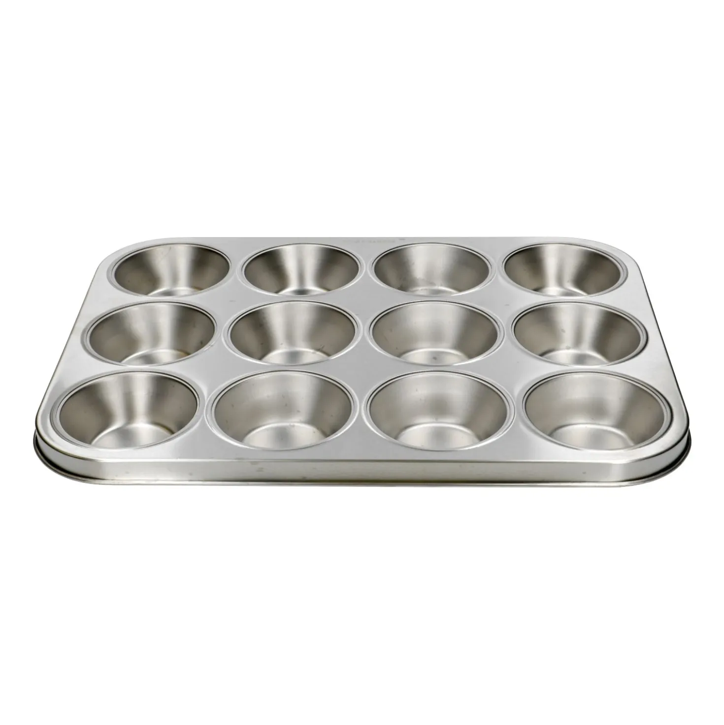 Muffinvorm, gerecycled rvs, PFAS-vrij, 12 stuks