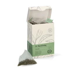 Munt & honing, biologisch, groene thee, 15 theebuiltjes