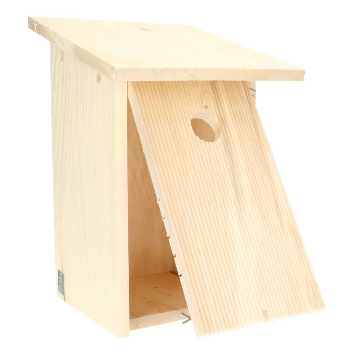 Nestkast voor koolmees, fsc elzenhout, 21 x 22,5 x 32 cm
