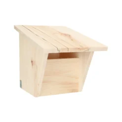 Nestkast voor roodborstje, fsc elzenhout, 20,5 x 25 x 22 cm