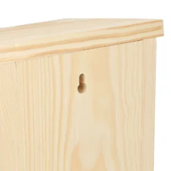 Nestkast voor roodborstje, grenenhout, 17 x 18 x 17.5 cm