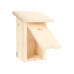 Nestkast voor winterkoning, fsc elzenhout, 14 x 16 x 22 cm