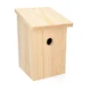 Nestkast voor winterkoning, grenenhout, 17 x 19 x 27 cm