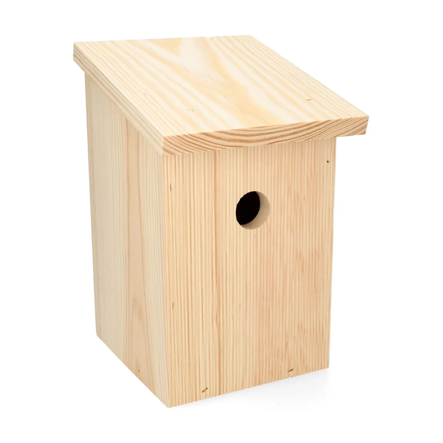 Nestkast voor winterkoning, grenenhout, 17 x 19 x 27 cm