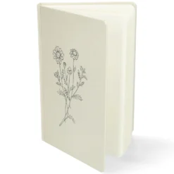 Notitieboek, hardcover, kamille, blanco, A5