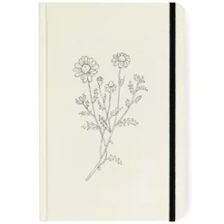 Notitieboek, hardcover, kamille, blanco, A5