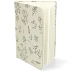 Notitieboek, harde kaft, kruiden en takjes, A5