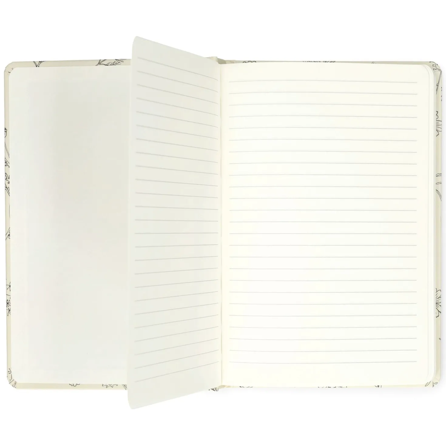 Notitieboek, harde kaft, kruiden en takjes, A5