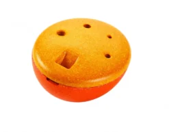 Ocarina, rubberhout, 3+