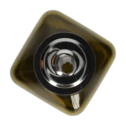 Olie/azijnfles, olijfgroen glas, vierkant, 250 ml