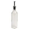 Olie- of azijnflesje, glas, vierkant 250 ml