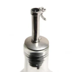 Olie- of azijnflesje, glas, vierkant, 175 ml